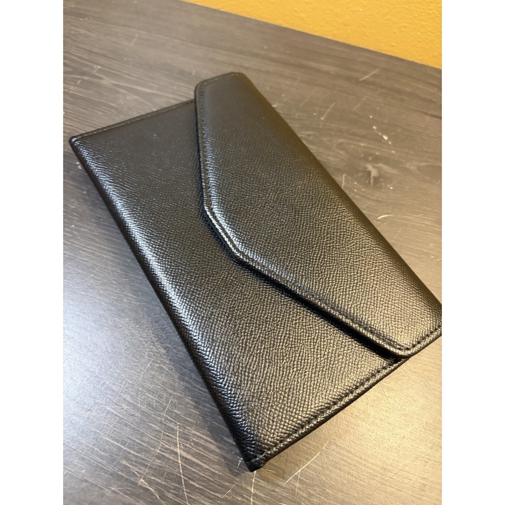 Zoppen Travel Wallet Black RFID Blocking Folding Clutch Checkbook Organizer